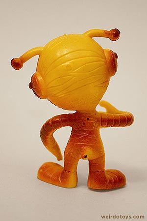 Outer Terrestrial Creatures - Tiggy - Weird, bendy alien toy by Marty Toy, 1983