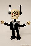 Gama-Go's Wooden Toy Deathbot (suit version) by Tim Biskup and Ningyoushi.com